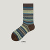 Vintage-Style Combed Cotton Women's Mid Tube Socks in Various Colors