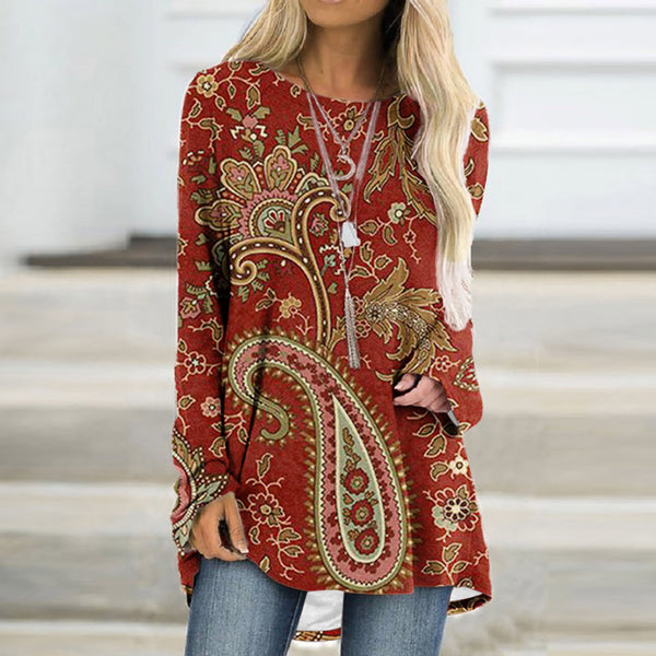 Stylish 3D Printed Women's Pullover T-shirt, Vibrant Colors and Sizes
