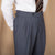 Elegant High-Waist Straight Trousers in Grey, Fog Blue, Light Coffee - Daily Wear Comfort - Classic Style - Polyester Blend Fabric