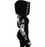 Bold Gothic Punk Women's Hoodie with Long Sleeves in Classic Black - Zipper Front, Hooded Sweatshirt for Women