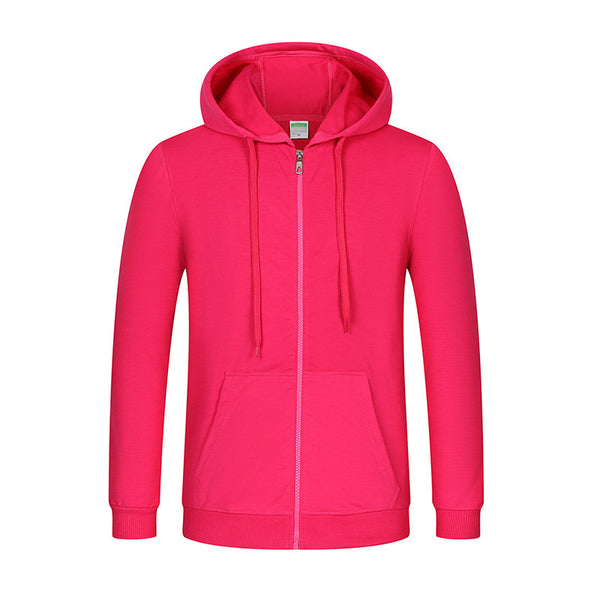 Stylish Zip-Up Long-Sleeved Hoodie by Finbarron, Cotton Youth Fashion Autumn Zip-Up Hoodie