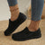 Chic Plus Size Lace-up Loafers in Black, Green, Blue & Purple - Women's Shoes for Comfort & Style
