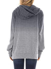 Chic Dual-Tone Women's Hoodies - Stylish & Comfortable Casual Fashion, Two-tone Design, Polyester Material