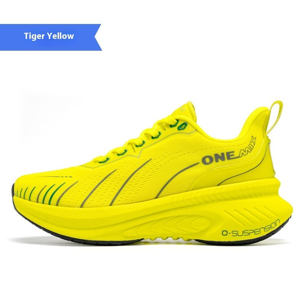 Men's Breathable Cushioned Running Shoes with Superior Ventilation and Non-Slip Sole for Various Terrains