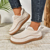 Women's Plush Ankle Snow Boots in Dark Gray - Stylish, Cozy Winter Footwear