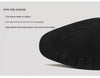 Men's British-Style Lace-Up Leather Shoes in Black and Brown - Formal Wear, Business Attire, Breathable and Durable - Pointed Toe, Flat Heel