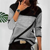 Engaging 3D Print Casual Long-Sleeve Tee in Various Colors