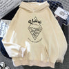 Stylish Aesthetic Women's Hoodies in Japanese Gothic Style
