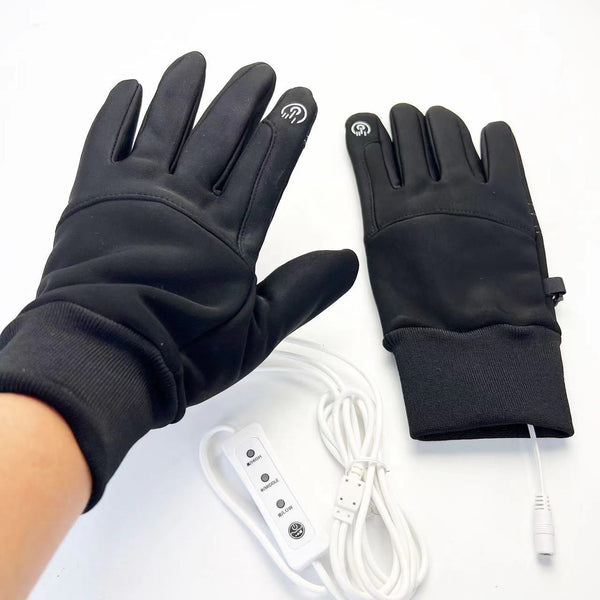 USB Electric Heating Gloves for Cycling - Touchscreen Compatible & Waterproof