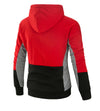 Stylish Color Block Women's Hooded Polyester Sweater in Yellow, Red, Blue - Casual Comfort in Sizes M to XXXL