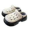 Women's Summer Thick Bottom Slippers in Green, Black, White, Brown Colors - Breathable EVA Sandals for Comfort and Style