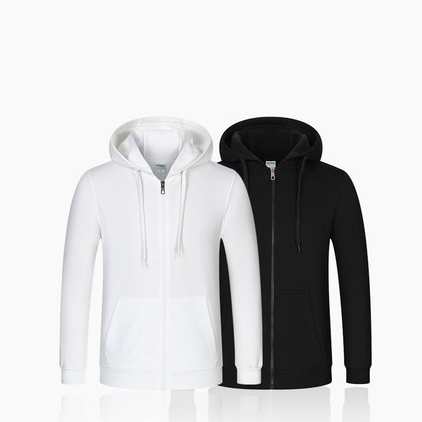 Stylish Zip-Up Long-Sleeved Hoodie by Finbarron, Cotton, Youth Fashion, Autumn Wear