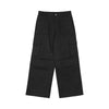 Men's Lightweight Casual Pants in Pleated Design - White and Black - All-Season Wear - Comfortable Fit - Versatile Style