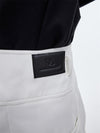 Premium Men's High-Waist Lace-Up Casual Pants in Black and White, Trendy and Comfy Polyester Pants