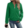 Chic Long-Sleeve Zippered Cardigan in Solid Colors