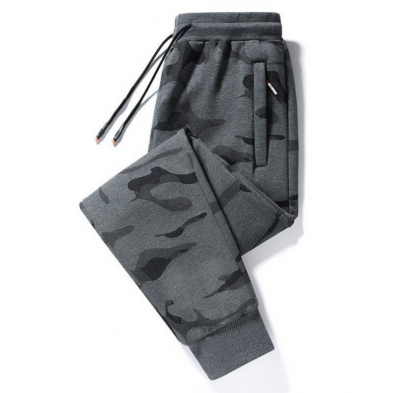 Men's Autumn Winter Cotton Men's Casual Pants Plus-sized Ankle Banded Pants