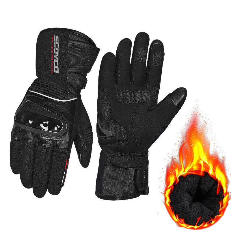 Waterproof And Warm Motorcycle Riding Gloves