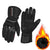 Premium Unisex Waterproof Motorcycle Gloves in Black, Gray; Microfiber Oxford Cloth, All Sizes M-2XL; All Weather, Male & Female Riders