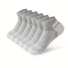 Men's Athletic Ankle Socks for Running & Basketball - Color Options - 10 Pairs Pack. Support Male Athletes in All Seasons.