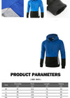 Stylish Color Block Women's Polyester Sweater in Yellow, Red, Blue - Hooded Design - Casual Chic Fashion Statement