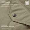Men's Retro Workwear Down Jacket with White Duck Down Fill, Hooded Style - Warm and Stylish Winter Coat.