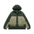 Men's Retro Workwear Down Jacket, White Duck Down Fill, Trendy Hooded Winter Coat, Stylish Polyester Fiber Outerwear