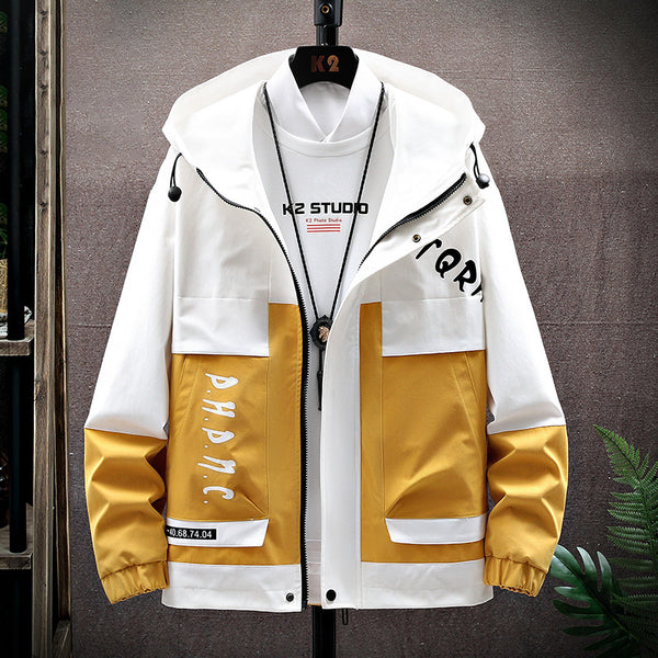 Durable Men's Work Jacket - Lightweight Polyester, Youthful Style, Asian Sizing - Comfortable & Stylish - Ideal for Demanding Work Environment.