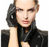 Premium Lambskin Leather Women's Gloves for Spring & Autumn - Warm & Luxurious Essentials