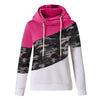 Stylish Women's Camo Hoodie Sweatshirt, Winter Streetwear Fashion. Comfortable fleece pullover with camouflage design, perfect for fall/winter.