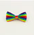 Vibrant Rainbow Bowtie for Festive & Casual Wear, Unisex, Quality Polyester, Adjustable Strap, Colorful Design