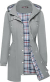 Stylish Women's Anorak in Wine Red - Windproof & Rainproof