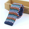 Classy Striped Knitted Tie for Men - Slim & Elegant