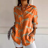 Chic Summer 3D Floral Printed Long-sleeve Top for Women in Polyester - Street Fashion Cardigan Style - S to 5XL Sizes - Vibrant Design