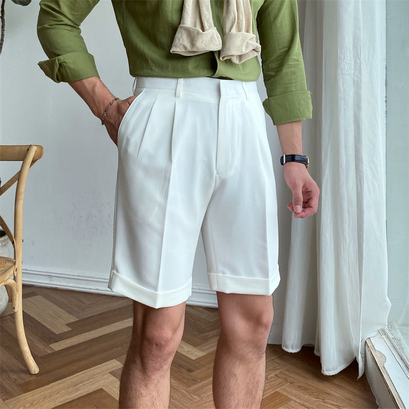 Men's Thin Bermuda Straight Shorts