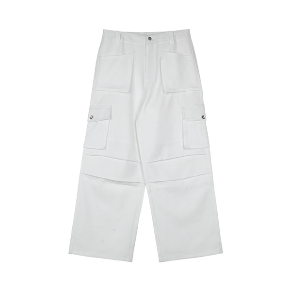 Men's Lightweight Casual Pants with Modern Pleated Design, Black, Youthful Style