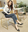 Chic Black Stiletto Heels for Classy Elegance with Viscose Technology