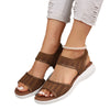 Chic Plus Size Fish Mouth Platform Sandals in Black - Breathable Mesh, Rubber Sole - Summer Fashion for Women