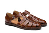Breathable Men's Leisure Pump Beach Shoes in White - Adjustable Buckle, Large Size, Comfortable Fit