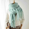 Women's Cashmere Winter Scarf in Fashionable Hues, Soft Terylene Fabric - Ideal for Spring, Autumn, Winter