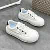 Chic Fall Platform Sneakers for Women in Beige, Khaki, and Black - Breathable Comfort Shoes with Height Boost.