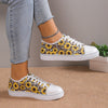 Stylish Student Canvas Shoes - Lace-Up Design, Vibrant Options, Rubber Soles - Women's Casual Footwear for Trendy Comfort