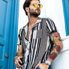Men's Tropical Hawaiian Shirt for Summer Holidays - Cotton Blend Comfort, Style, and Durability - Vacation Ready Wear