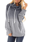 Chic Dual-Tone Women's Hoodies - Stylish & Comfortable Two-Tone Sweatshirt