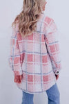 Chic Multicolor Plaid Warm Winter Jacket for Women - Pink, Brown, Blue - Polyester - Sizes S to XXXL - Women's Fashion