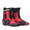 Breathable Anti-Collision Mid-Length Cycling Boots in Black White Red - RIDING TRIBE A004 - All-Season Riding Gear for Comfort & Safety