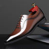 Men's Leather Business Casual Shoes, Premium Design for Modern Men, Stylish and Comfortable with Durable Rubber Soles.