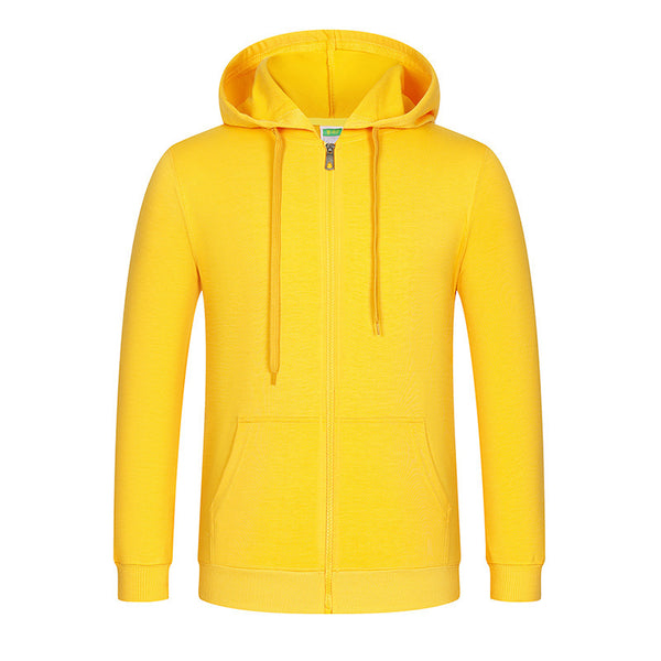 Stylish Zip-Up Long-Sleeved Hoodie by Finbarron - Cotton Youth Fashion Zip-Up Hoodie for Autumn Casual Wear