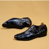 Men's Elegant Leather Business Shoes in Black or Brown - Pointed Style, Sizes 37-46 - Professional Attire -Cowhide Footwear