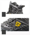 Stylish Water-Resistant Hiking Shoes, Durable Rubber Outsole, Men's Outdoor Footwear