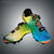Vibrant Unisex Cycling Shoes - Rainbow Spectrum for Comfortable Rides